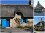 Village de maisons en toits de chaume à KERASCOET -